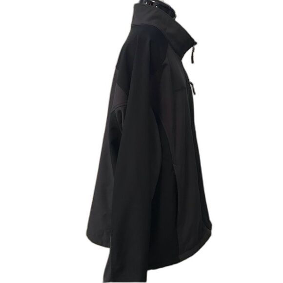 Free Tech Jacket Men Size 2XL Grey Long Sleeve Front Zipper Pockets Fleece - Picture 3 of 10